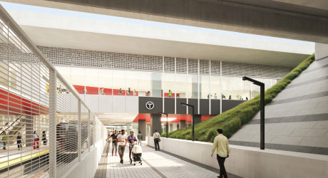 Concept art for Bridge Station