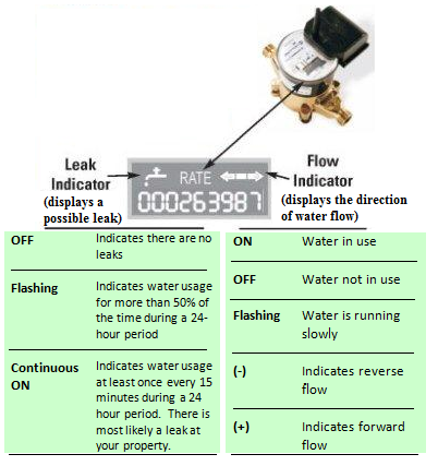 Leak indicator meaning